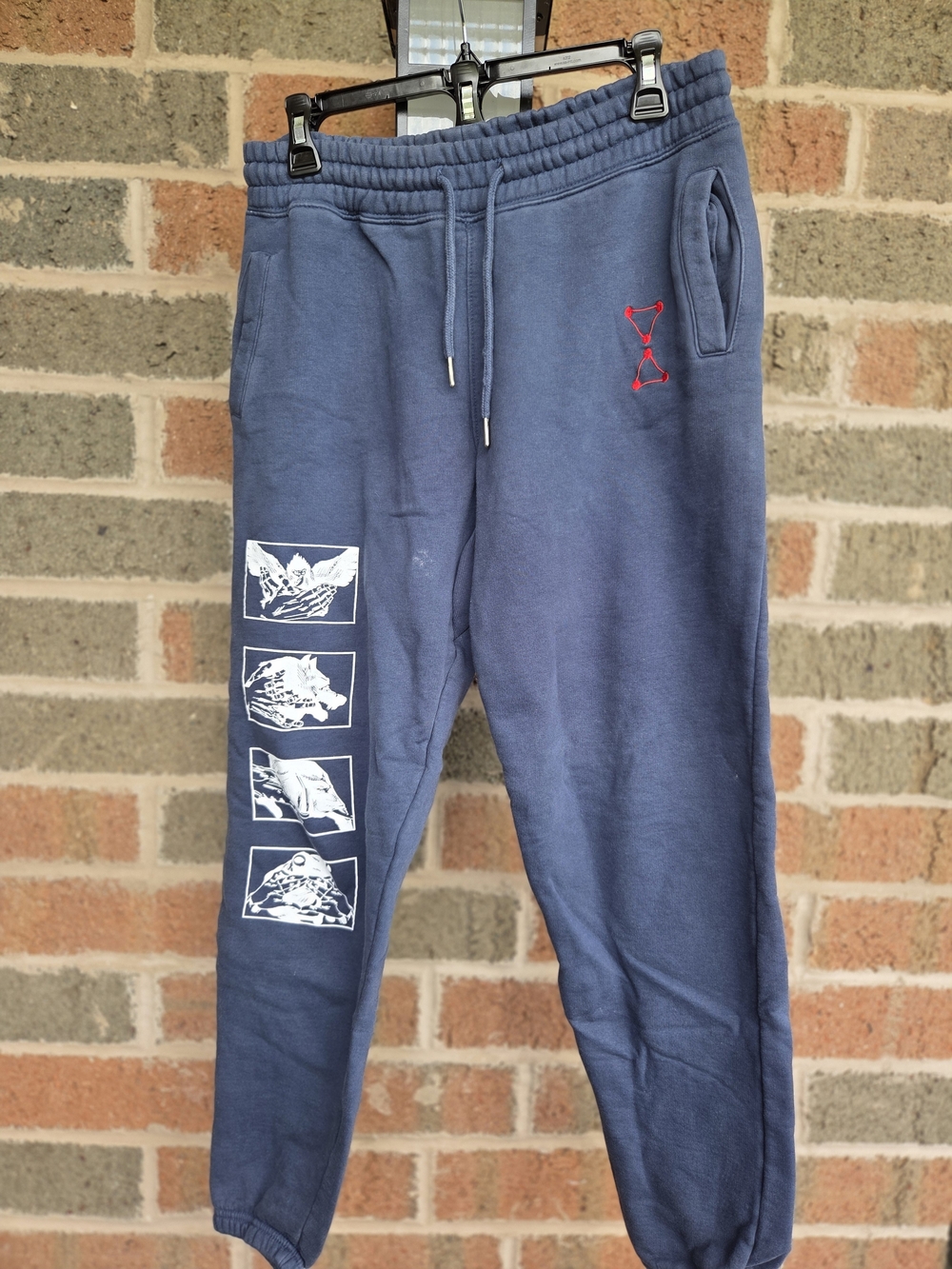 Navy Graphic Fleece Jogger Pants - Jujutsu Kaisen